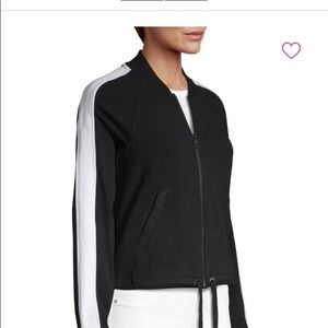 UGG Lizzy track jacket black and white